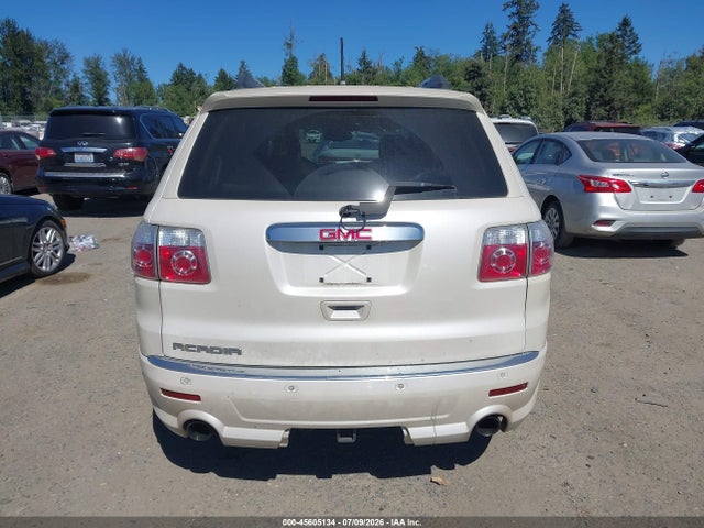 Aukcja sprzedaży 2012 Gmc Acadia Denali, vin: 1GKKRTED2CJ303070, numer aukcji: 45605134