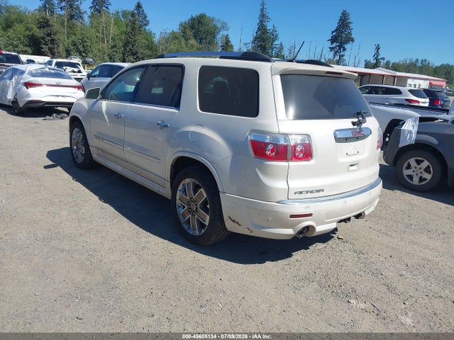Aukcja sprzedaży 2012 Gmc Acadia Denali, vin: 1GKKRTED2CJ303070, numer aukcji: 45605134