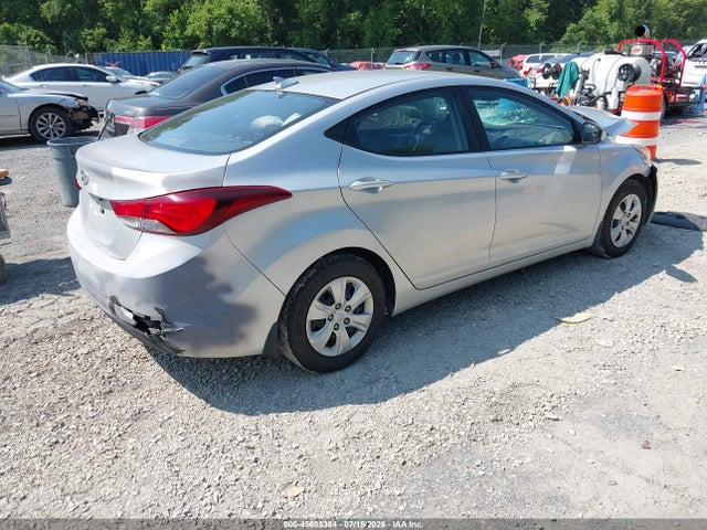 Aukcja sprzedaży 2016 Hyundai Elantra Se, vin: 5NPDH4AE9GH797132, numer aukcji: 45605384