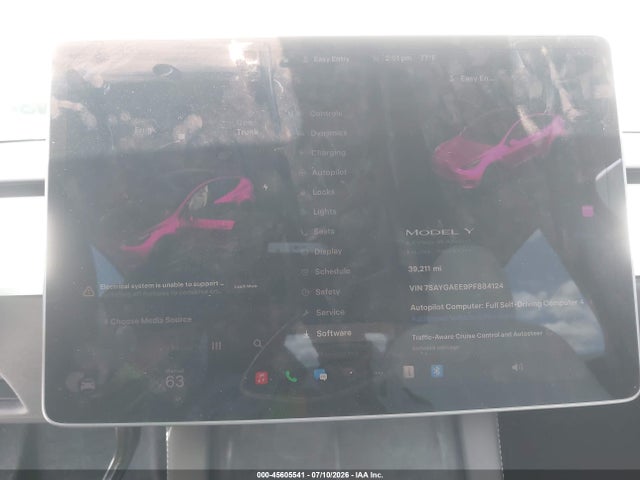 45605541 :رقم المزاد ، 7SAYGAEE9PF884124 vin ، 2023 Tesla Model Y Awd/long Range Dual Motor All-wheel Drive مزاد بيع