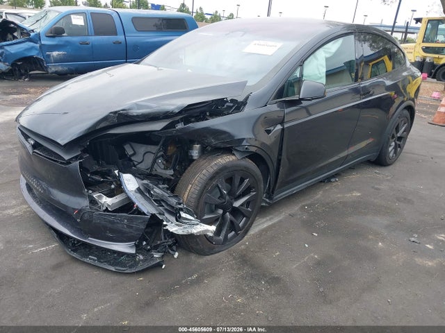 45605609 :رقم المزاد ، 7SAXCDE52SF470927 vin ، 2025 Tesla Model X Long Range مزاد بيع