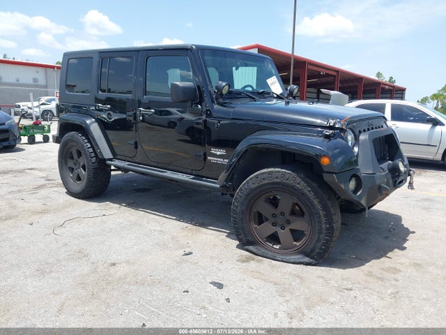 45605612 :رقم المزاد ، 1J4HA5H15AL181732 vin ، 2010 Jeep Wrangler Unlimited Sahara مزاد بيع