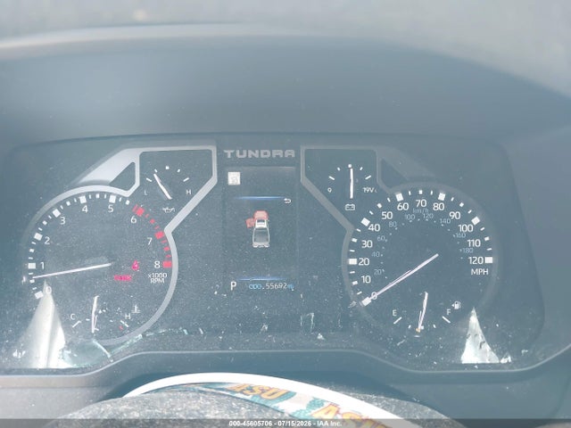 2022 Toyota Tundra Sr მანქანა იყიდება აუქციონზე, vin: 5TFKB5GD6NX001516, აუქციონის ნომერი: 45605706