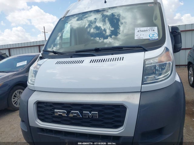45605778 :رقم المزاد ، 3C6LRVDG9ME519737 vin ، 2021 Ram Promaster 2500 High Roof 159 Wb مزاد بيع