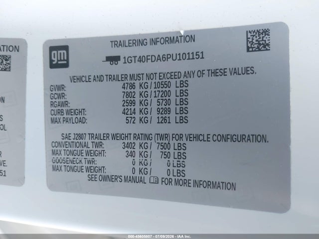 Продаж на аукціоні авто 2023 Gmc Hummer Ev Pickup E4wd 3x, vin: 1GT40FDA6PU101151, номер лоту: 45605807