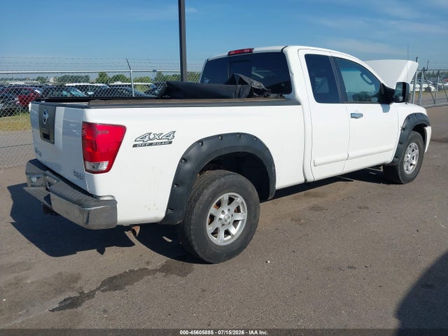 2004 Nissan Titan Se მანქანა იყიდება აუქციონზე, vin: 1N6AA06B64N591564, აუქციონის ნომერი: 45605885