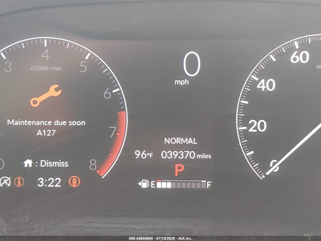 45605960 :رقم المزاد ، 2HKRS4H70RH467929 vin ، 2024 Honda Cr-v Ex-l Awd مزاد بيع