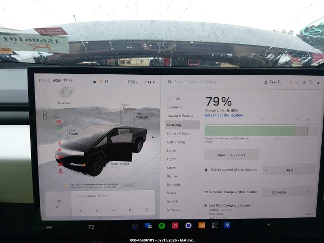 Продаж на аукціоні авто 2024 Tesla Cybertruck All-wheel Drive, vin: 7G2CEHED9RA037534, номер лоту: 45606101