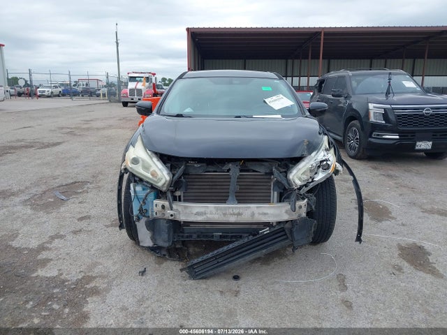 2017 Nissan Murano S მანქანა იყიდება აუქციონზე, vin: 5N1AZ2MG1HN123619, აუქციონის ნომერი: 45606194