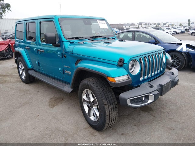 2020 Jeep Wrangler Unlimited Sahara 4x4 მანქანა იყიდება აუქციონზე, vin: 1C4HJXEG0LW172075, აუქციონის ნომერი: 45606286