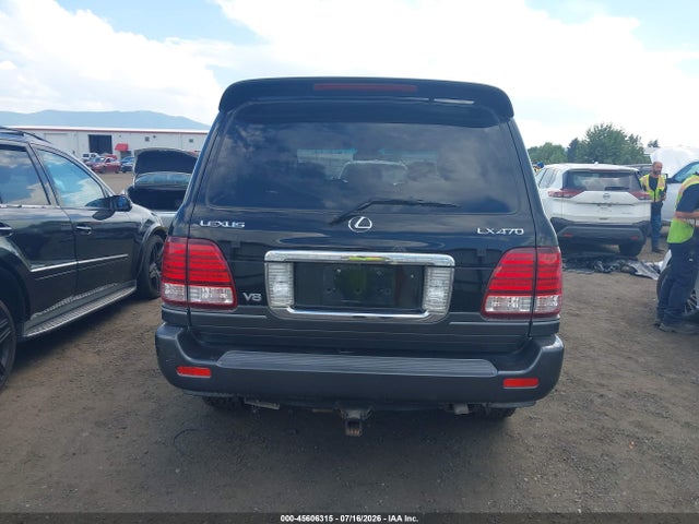 2006 Lexus Lx 470 მანქანა იყიდება აუქციონზე, vin: JTJHT00W664004308, აუქციონის ნომერი: 45606315