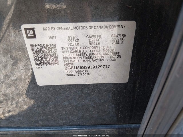 Aukcja sprzedaży 2018 Cadillac Xts Luxury, vin: 2G61M5S39J9129717, numer aukcji: 45606336