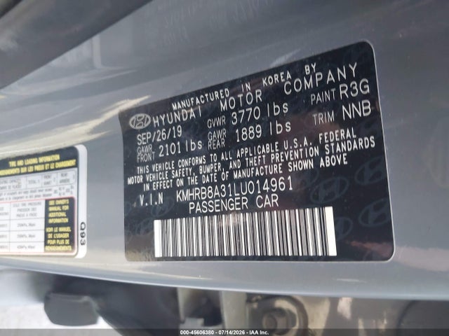 Hyundai Venue Se 2020 KMHRB8A31LU014961 Image 9
