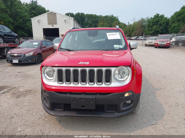 Продажа на аукционе авто 2016 Jeep Renegade Limited, vin: ZACCJBDT5GPD80659, номер лота: 45606457