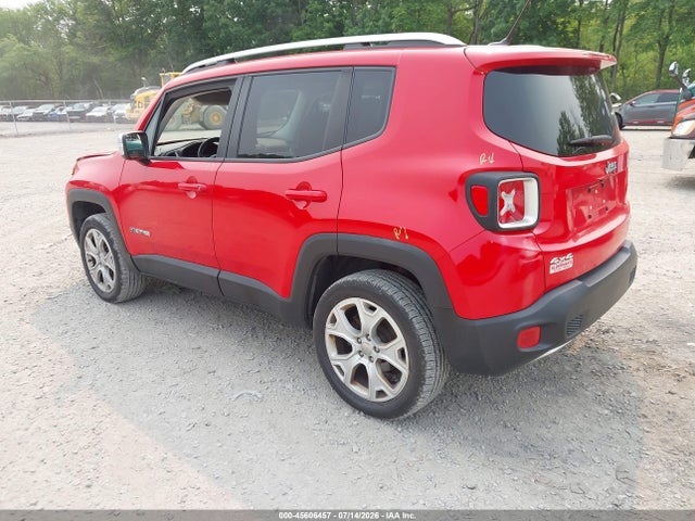 Продажа на аукционе авто 2016 Jeep Renegade Limited, vin: ZACCJBDT5GPD80659, номер лота: 45606457