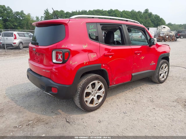 Продажа на аукционе авто 2016 Jeep Renegade Limited, vin: ZACCJBDT5GPD80659, номер лота: 45606457