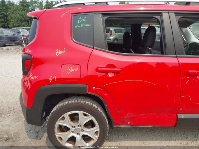 Продажа на аукционе авто 2016 Jeep Renegade Limited, vin: ZACCJBDT5GPD80659, номер лота: 45606457