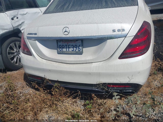 Aukcja sprzedaży 2020 Mercedes-benz Amg S 63 4matic, vin: W1KUG8JB8LA554161, numer aukcji: 45606535