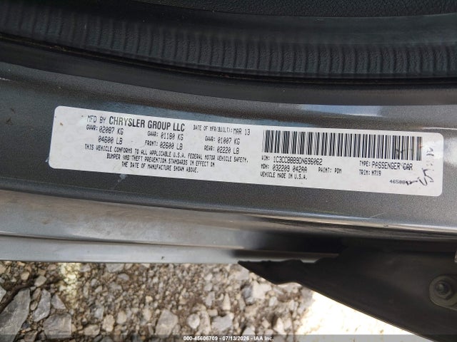 Aukcja sprzedaży 2013 Chrysler 200 Touring, vin: 1C3CCBBB9DN696062, numer aukcji: 45606709