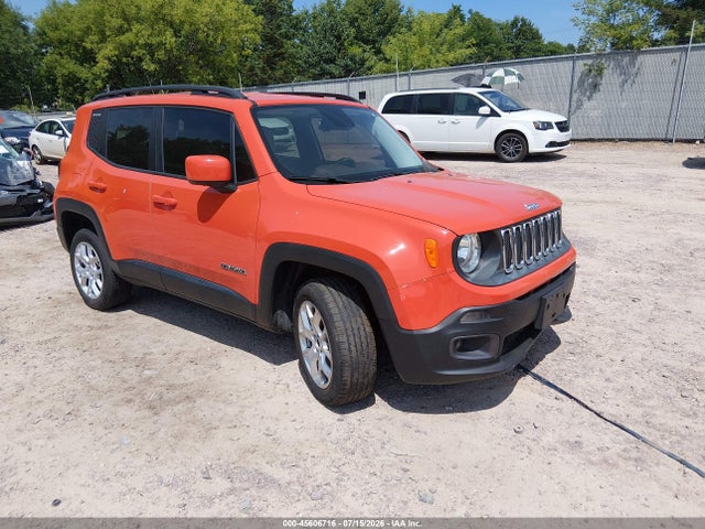 Продажа на аукционе авто 2017 Jeep Renegade Latitude, vin: ZACCJBBBXHPE45937, номер лота: 45606716