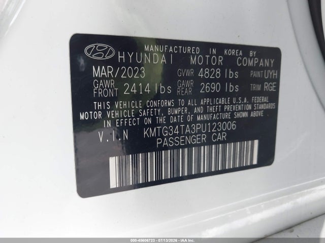 Genesis G70 2.0t Awd 2023 KMTG34TA3PU123006 Image 9