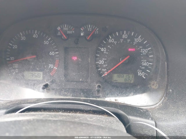 Продаж на аукціоні авто 2003 Volkswagen Jetta Gls 1.8t, vin: WVWSE61J03W313099, номер лоту: 45606920