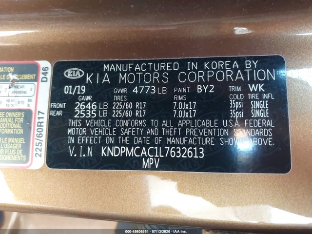 KIA Sportage Lx 2020 KNDPMCAC1L7632613 Image 9