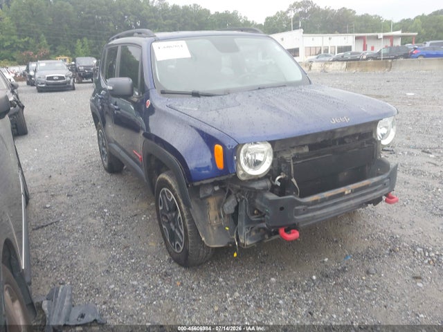 Aukcja sprzedaży 2017 Jeep Renegade Trailhawk, vin: ZACCJBCB2HPE81085, numer aukcji: 45606984