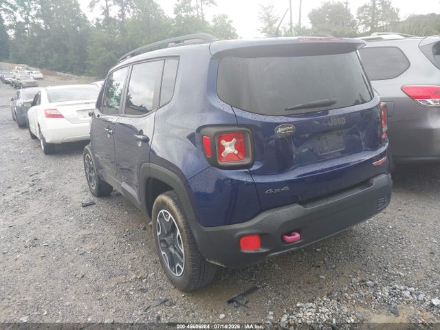 Aukcja sprzedaży 2017 Jeep Renegade Trailhawk, vin: ZACCJBCB2HPE81085, numer aukcji: 45606984