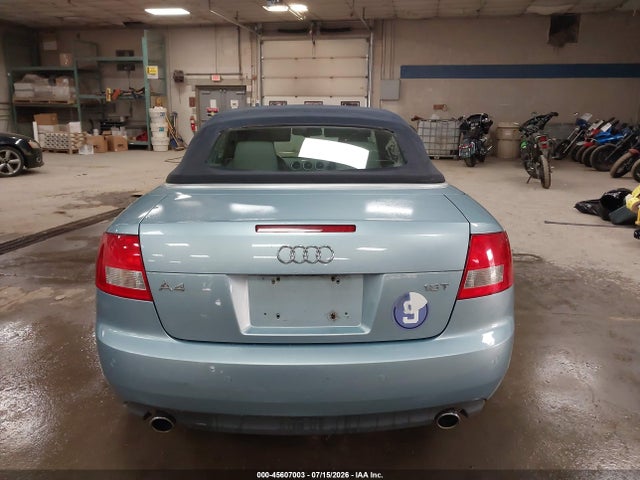 Aukcja sprzedaży 2006 Audi A4 1.8t, vin: WAUAC48H26K006194, numer aukcji: 45607003