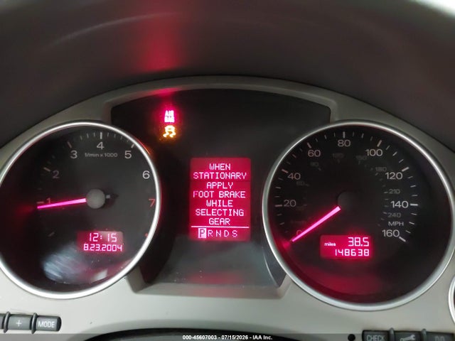 Aukcja sprzedaży 2006 Audi A4 1.8t, vin: WAUAC48H26K006194, numer aukcji: 45607003