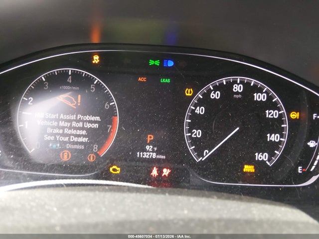 Auction sale of the 2018 Honda Accord Lx, vin: 1HGCV1F1XJA261105, lot number: 45607034