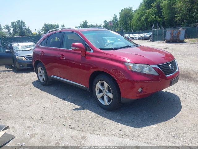 2010 Lexus Rx 350 მანქანა იყიდება აუქციონზე, vin: 2T2BK1BA9AC071747, აუქციონის ნომერი: 45607104