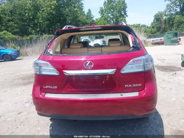 2010 Lexus Rx 350 მანქანა იყიდება აუქციონზე, vin: 2T2BK1BA9AC071747, აუქციონის ნომერი: 45607104