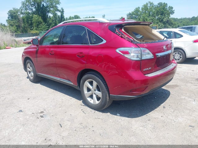 2010 Lexus Rx 350 მანქანა იყიდება აუქციონზე, vin: 2T2BK1BA9AC071747, აუქციონის ნომერი: 45607104