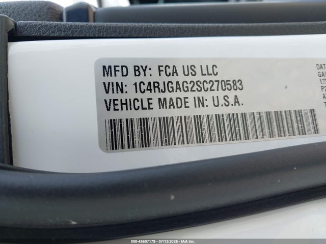 Продажа на аукционе авто 2025 Jeep Grand Cherokee Laredo 4x2, vin: 1C4RJGAG2SC270583, номер лота: 45607179