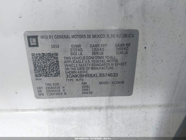 Chevrolet Blazer Awd 2lt 2020 3GNKBHRSXLS574633 Image 9