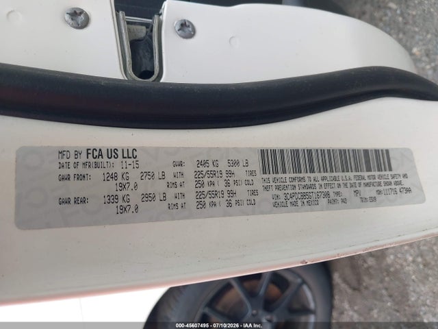 Продажа на аукционе авто 2016 Dodge Journey Sxt, vin: 3C4PDCBB5GT167308, номер лота: 45607495