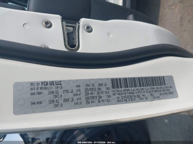 Продажа на аукционе авто 2017 Dodge Journey Gt Awd, vin: 3C4PDDEG8HT541828, номер лота: 45607554