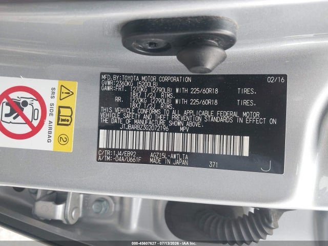 JTJBARBZ3G2072196 Lexus Nx 200t F Sport