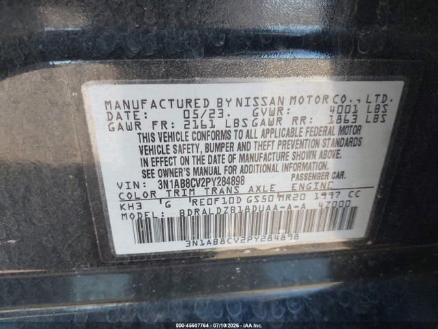 Nissan Sentra Sv Xtronic Cvt 2023 3N1AB8CV2PY284898 Image 9