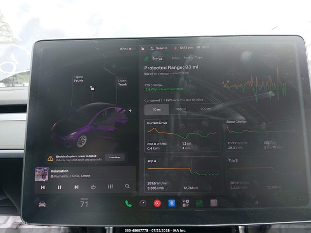 Продажа на аукционе авто 2018 Tesla Model 3 Long Range/performance, vin: 5YJ3E1EB6JF068837, номер лота: 45607779
