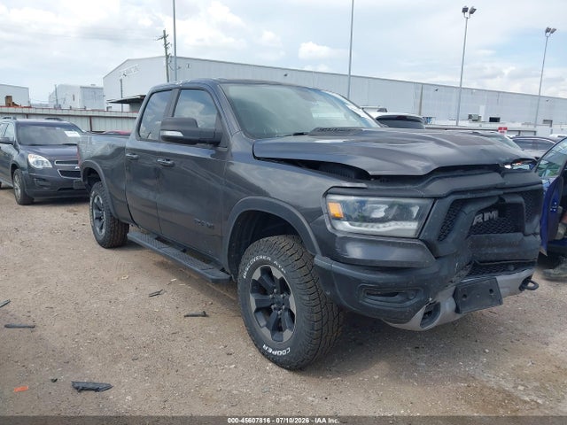 45607816 :رقم المزاد ، 1C6SRFET8KN569051 vin ، 2019 Ram 1500 Rebel  4x4 6'4 Box مزاد بيع