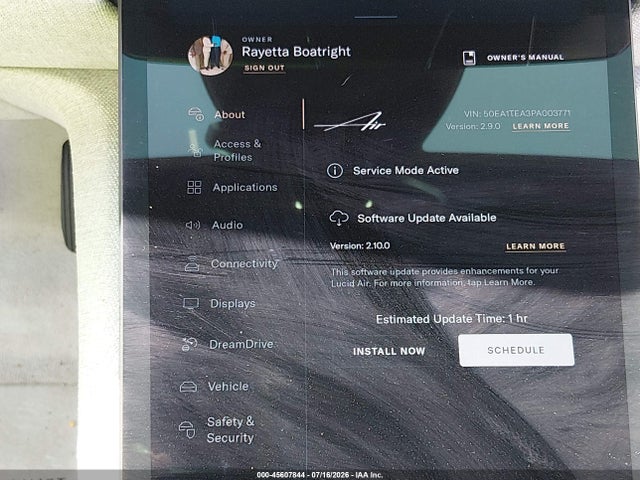 Lucid Air Touring 2023 50EA1TEA3PA003771 Image 19