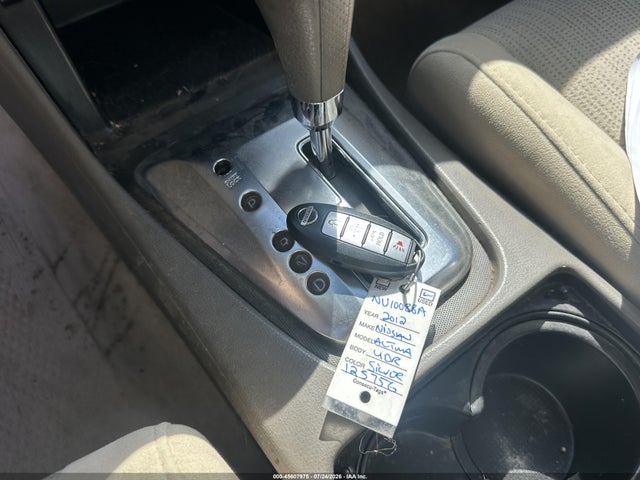 45607975 :رقم المزاد ، 1N4AL2AP4CC125756 vin ، 2012 Nissan Altima 2.5 S مزاد بيع