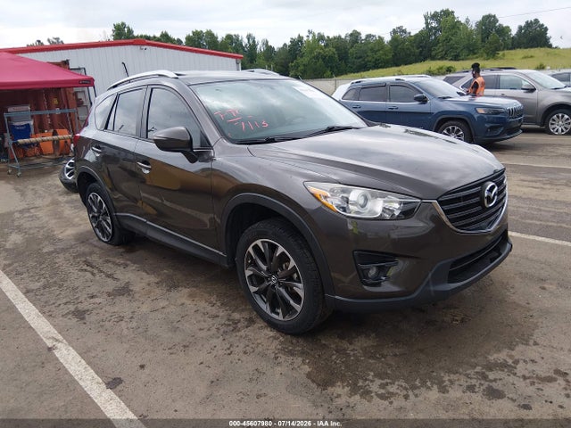 2016 Mazda Cx-5 Grand Touring მანქანა იყიდება აუქციონზე, vin: JM3KE2DY7G0642836, აუქციონის ნომერი: 45607980