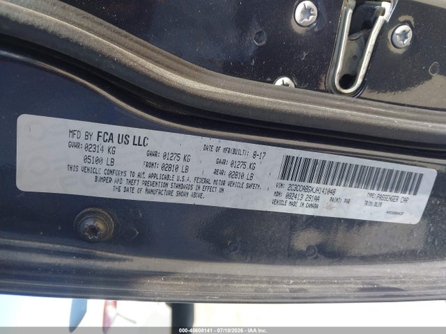 2C3CCABGXJH141048 Chrysler 300 300s