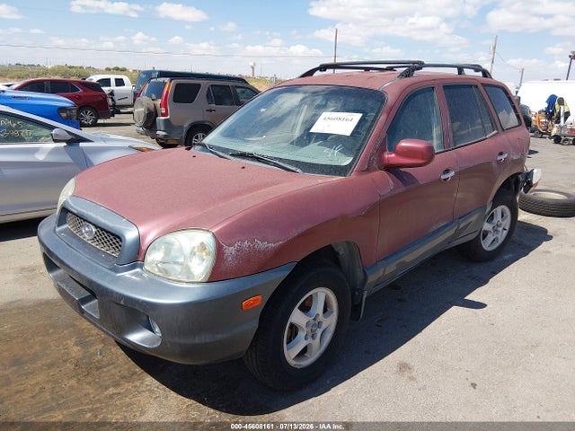 Продажа на аукционе авто 2001 Hyundai Santa Fe 2.7l V6 Gls/2.7l V6 Lx, vin: KM8SC83DO1U129052, номер лота: 45608161
