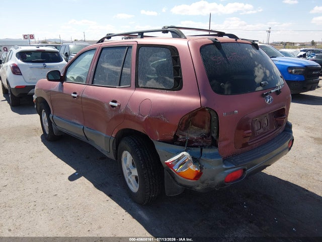 Продажа на аукционе авто 2001 Hyundai Santa Fe 2.7l V6 Gls/2.7l V6 Lx, vin: KM8SC83DO1U129052, номер лота: 45608161