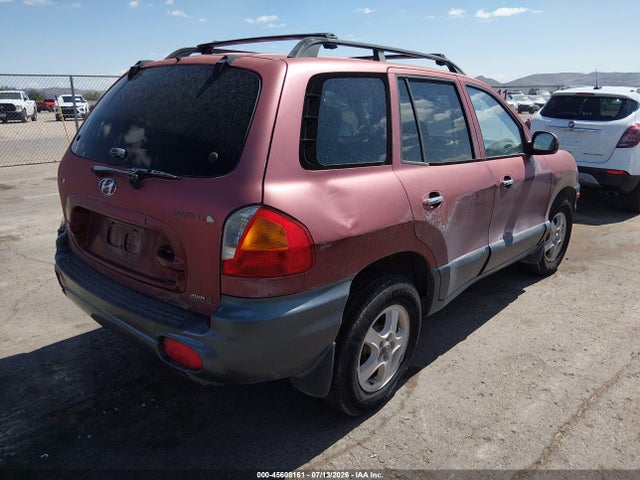 Продажа на аукционе авто 2001 Hyundai Santa Fe 2.7l V6 Gls/2.7l V6 Lx, vin: KM8SC83DO1U129052, номер лота: 45608161